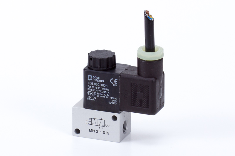 3/2 s priamym ovládaním