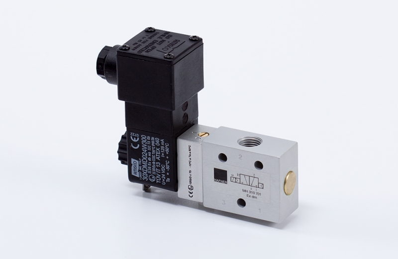 3/2 návrat pružinou