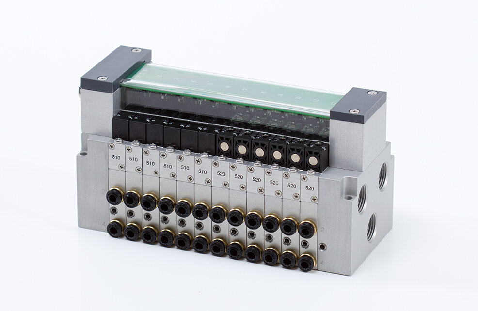 3- a 5-cestný (Séria MMD | pre ventily so šírkou 10 mm)