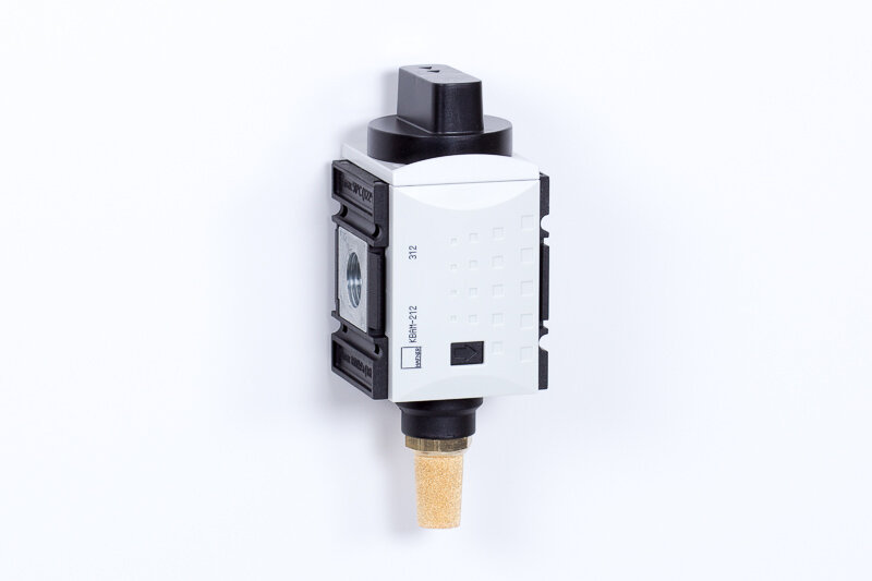 3/2-cestný zapínací ventil | manuálne ovládanie