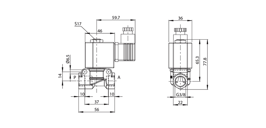 EBV-153-A30-3/8B-012DC-S9